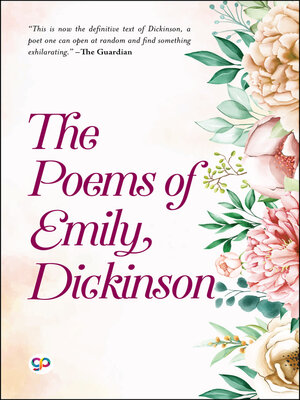 cover image of The Poems of Emily Dickinson